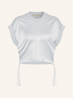 Allsaints T-Shirt Mira Z Mieszanki Materiałów blau