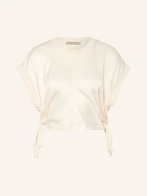 Allsaints T-Shirt Mira Z Mieszanki Materiałów weiss