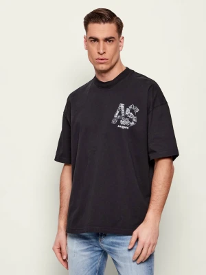 AllSaints T-shirt MIXTAPE | Oversize fit czarny