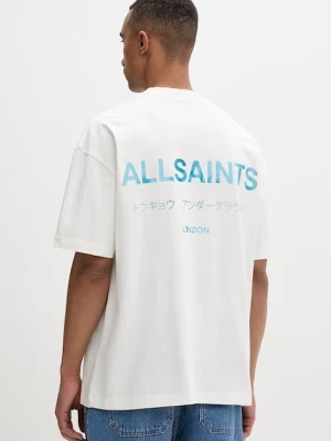 AllSaints T-shirt oversize męski bawełniany