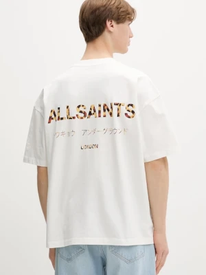 AllSaints T-shirt oversize męski bawełniany