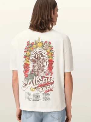 AllSaints T-shirt oversize męski bawełniany ROQUE