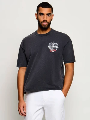 AllSaints T-shirt Reflect | Relaxed fit czarny