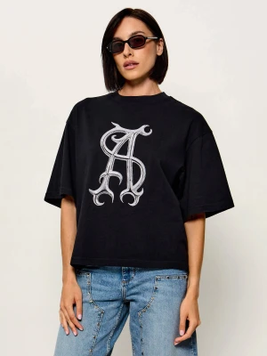AllSaints T-shirt Reflex Amelie | Oversize fit czarny