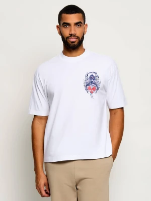 AllSaints T-shirt Scimitar | Loose fit biały