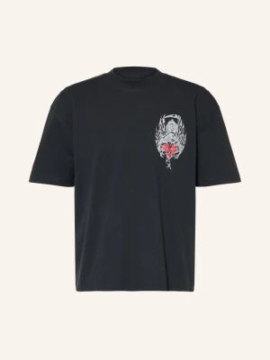 Allsaints T-Shirt Scimitar schwarz CZARNY