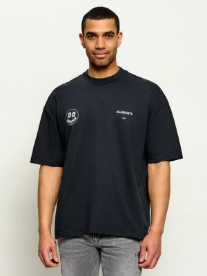 AllSaints T-shirt SPINNER | Oversize fit czarny