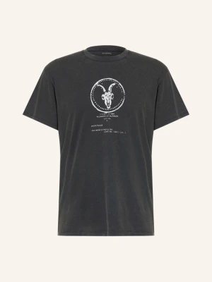 Allsaints T-Shirt Tier Hale grau CZIEMNOSZARY