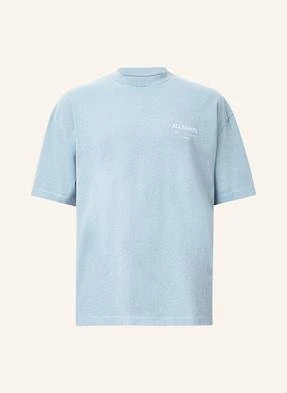 Allsaints T-Shirt Underground blau
