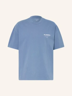 Allsaints T-Shirt Underground blau