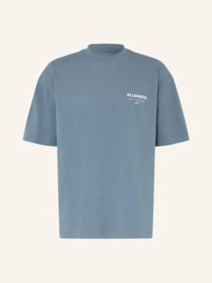 Allsaints T-Shirt Underground blau