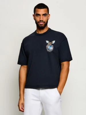 AllSaints T-shirt Wyvern | Loose fit czarny