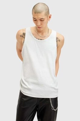 AllSaints top bawełniany EDWARDS VEST kolor biały M008JB