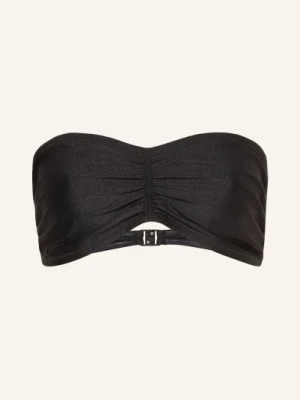Allsaints Top Bikini Typu Bandeau Court schwarz
