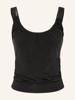 Allsaints Top Celena Z Koronką schwarz