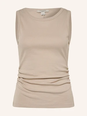 Allsaints Top Katarina grau BEŻOWY