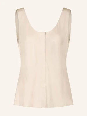 Allsaints Top Koszulowy Milla Z Jedwabiem weiss ECRU