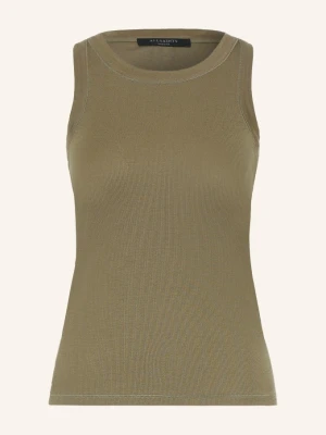Allsaints Top Rina gruen OLIWKOWY