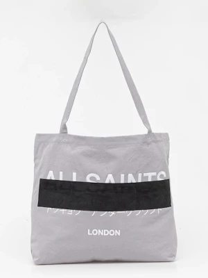 AllSaints torba bawełniana REDACT 37 x 37 x 12 cm