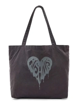 AllSaints torba bawełniana TRIPP kolor szary M137XD