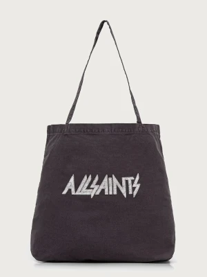 AllSaints torba męska bawełniana BACKSTAGE TOTE czarny