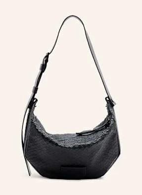 Allsaints Torba Na Ramię Madea Snake schwarz