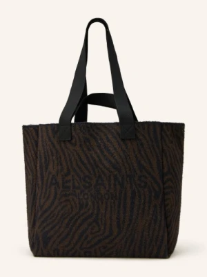 Allsaints Torba Na Zakupy Izzy Zebra schwarz