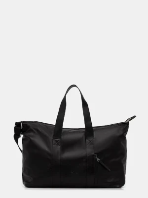 AllSaints torba podróżna męska skórzana KEI czarny