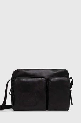 AllSaints torba skórzana kolor czarny