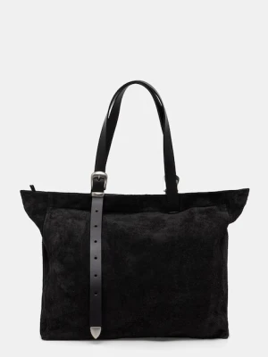 AllSaints torba zamszowa HAVEN