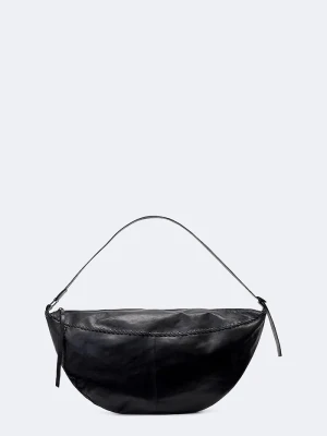AllSaints torebka damska skórzana ESME czarny