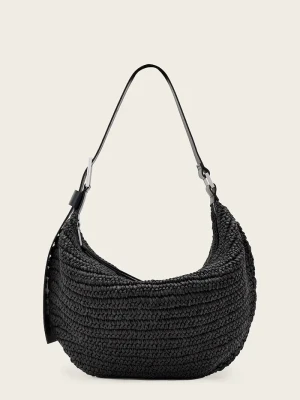 AllSaints torebka hobo damska LUNA czarny