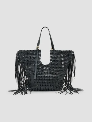AllSaints torebka skórzana ARA kolor czarny W378XC