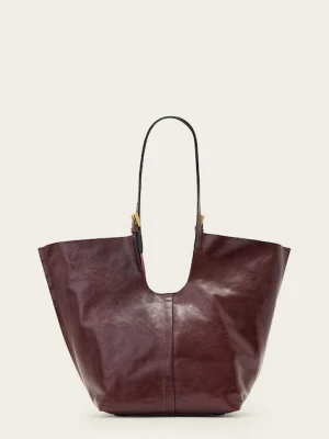 AllSaints torebka skórzana ARA kolor czerwony W284XD