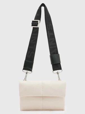 AllSaints torebka skórzana kolor brązowy
