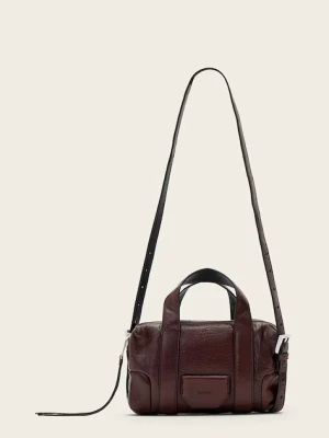 AllSaints torebka skórzana kolor brązowy W510XD