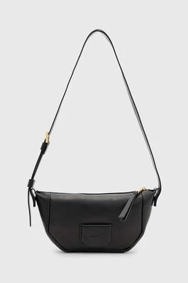 AllSaints torebka skórzana MADEA CROSSBODY kolor czarny W349XB