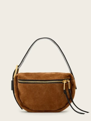 AllSaints torebka zamszowa