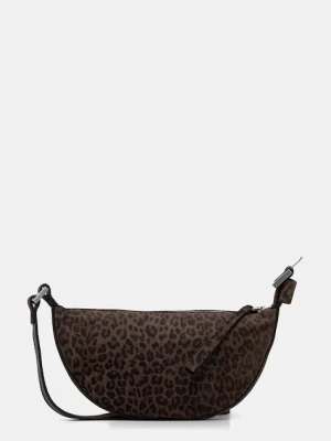 AllSaints torebka zamszowa HALFMOON