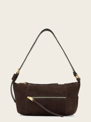 AllSaints torebka zamszowa