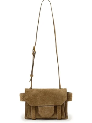 AllSaints torebka zamszowa URSA