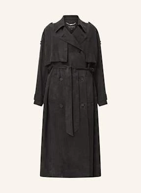 Allsaints Trencz Linnie schwarz