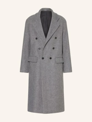 Allsaints Wełniany Płaszcz Ezra schwarz