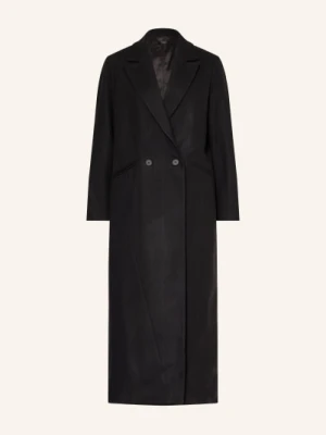 Allsaints Wełniany Płaszcz Nellie schwarz