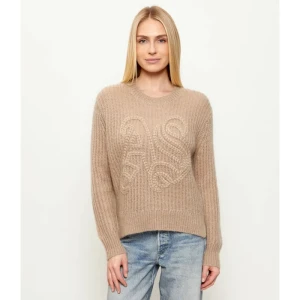 AllSaints Wełniany sweter CHAIN | Loose fit