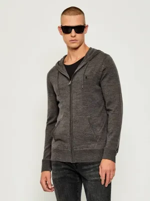 AllSaints Wełniany sweter MODE | Slim Fit