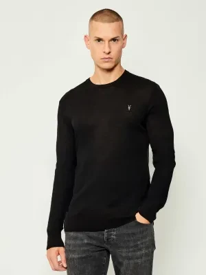 AllSaints Wełniany sweter MODE | Slim Fit