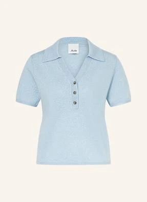 Allude Dzianinowa Koszulka Z Kaszmiru blau