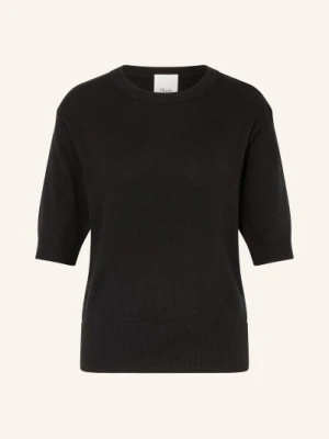 Allude Dzianinowa Koszulka Z Kaszmiru schwarz