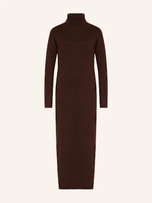 Allude Dzianinowa Sukienka Z Kaszmirem braun